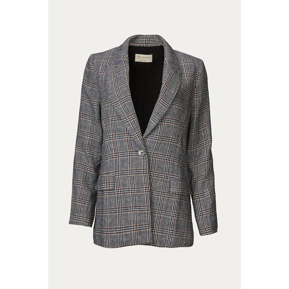 NEW BEC + BRIDGE garance blazer in blue check